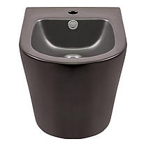 Біде підвісне Qtap Scorpio 515x360x345 Matt black QT1455053FMB, фото 3