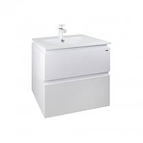 Комплект Qtap Albatross 605х725х460 White тумба підвісна + раковина врізна QT0172TP600D3060CW, фото 3