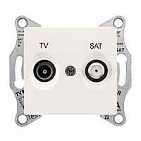 Розетка Schneider-Electric Sedna TV/SAT кінцева (1дб) слонова кістка ( SDN3401623 )