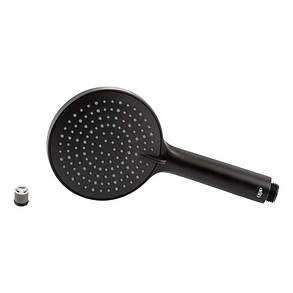 Лійка для ручного душу Qtap Rucni 115 мм округла QTRUCA116O3PBB Black Matt, фото 2