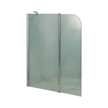 Штора на ванну Lidz Brama SS120x140L.CRM.FR скло Frost 6 мм, ліва, фото 2