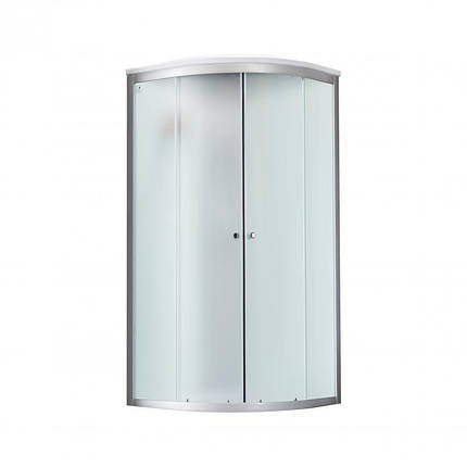 Душовий бокс Lidz Tani SB80x80.SAT.LOW.FR, скло Frost 4 мм без піддону, фото 2