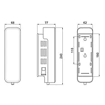 Диспенсер для рідкого мила Qtap Davcovac mydla DM350CS1, фото 2