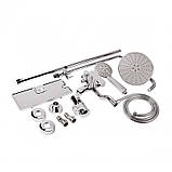 Душевая система универсальная Qtap Plava на три потребителя (с изливом) QT1004CRM Chrome, фото 10