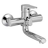 Смеситель для ванны Lidz Nicole 006 с поворотным изливом (c душевым гарнитуром) (k35) LDNIC006CRM22139 Chrome, фото 3