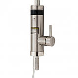 Проточний кран-водонагрівач кухонний для кухні Lidz Warm 060 LDWAR060NKS35881 Nickel, фото 3