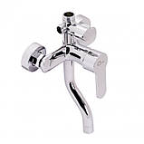 Душевая система универсальная Qtap Plava на три потребителя (с изливом) c полочкой QT1005CRM Chrome, фото 3