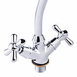 Смеситель для кухни Lidz Dominox 271F двухвентильный LDDOM271FCRM35535 Chrome, фото 4