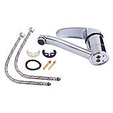 Змішувач для кухні Lidz Mars 002M (k40) LDMAR002MCRM34847 Chrome, фото 5