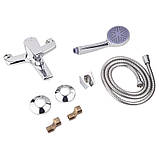 Смеситель для ванны Lidz Gloria 006 (c душевым гарнитуром) (k35) LDGLO006CRM35118 Chrome, фото 6