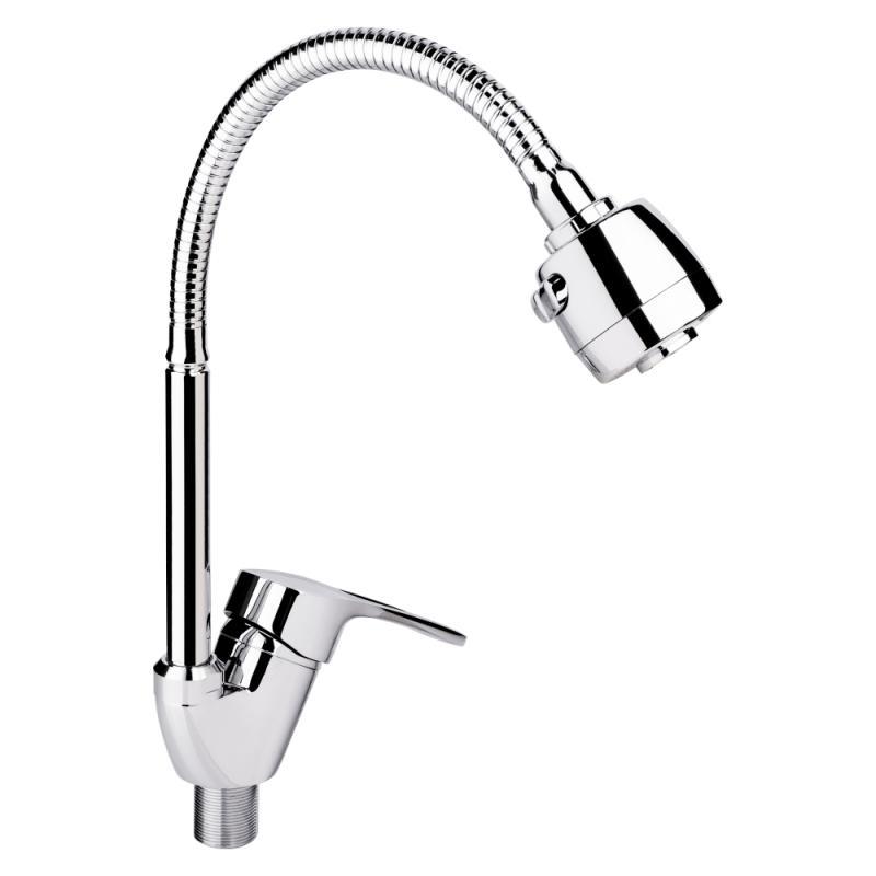 Смеситель для кухни Lidz Agata 008F4 с гибким изливом (k40) LDAGA008F4CRM35126 Chrome, фото 1