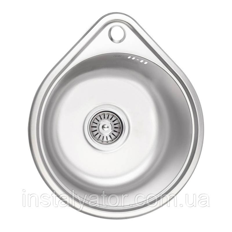 Кухонна мійка Lidz 4539 0,8 мм Micro Decor (LIDZ4539MDEC)