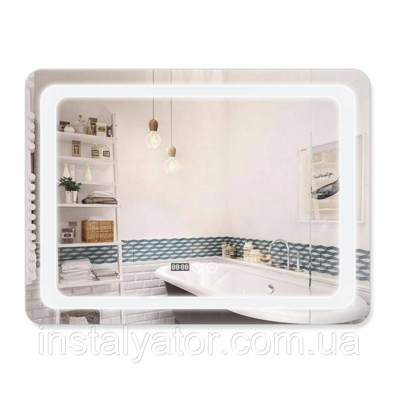 Дзеркало з антизапотіванням Q-tap Mideya LED DC-F908 800х600 мм