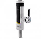 Проточный кран-водонагреватель кухонный для кухни Lidz Warm 061 LDWAR061WCR35431 White / Chrome, фото 3