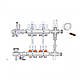 Колект. група д/с-ми "тепла підлога" з витратомір.  1"4 № К 0111, фото 3