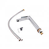 Смеситель для раковины Qtap Slavonice высокий QTSLV10H42103C Chrome, фото 3