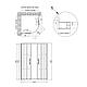 Qtap 6мм скляні двері прозорі Clear TAURUS 1011AC6, фото 3