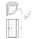 Qtap 8мм фіксоване скло прозоре Clear VIRGO 1099AC8, фото 3
