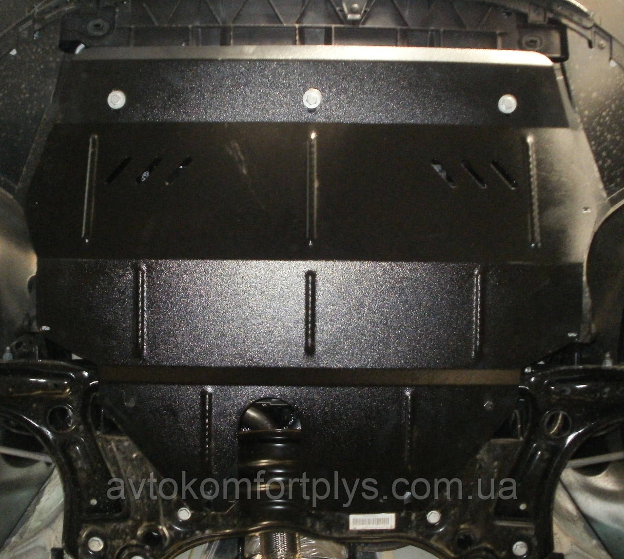 Металева (сталева) захист двигуна (картера) Skoda Fabia II (2007-) (V-1,2 TDI), фото 1