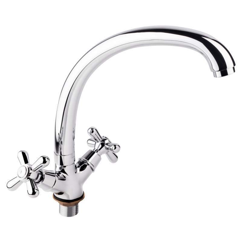 Lidz Dominox 273F Змішувач для кухні двовентильний Chrome (15 272F-3)