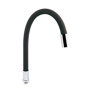 Lidz Niagara 261 Вилив для змішувача 240 мм, Black LDNIA261BLA29120