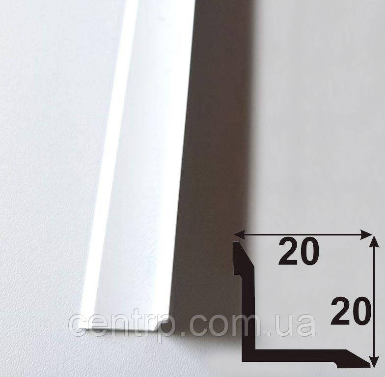Уголок отделочный декоративный AV20*20 внутренний белоснежный матовый ...