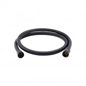 Qtap Hadice Шланг для ручного душу 1200 мм, Matt Black QTHADPVC120B
