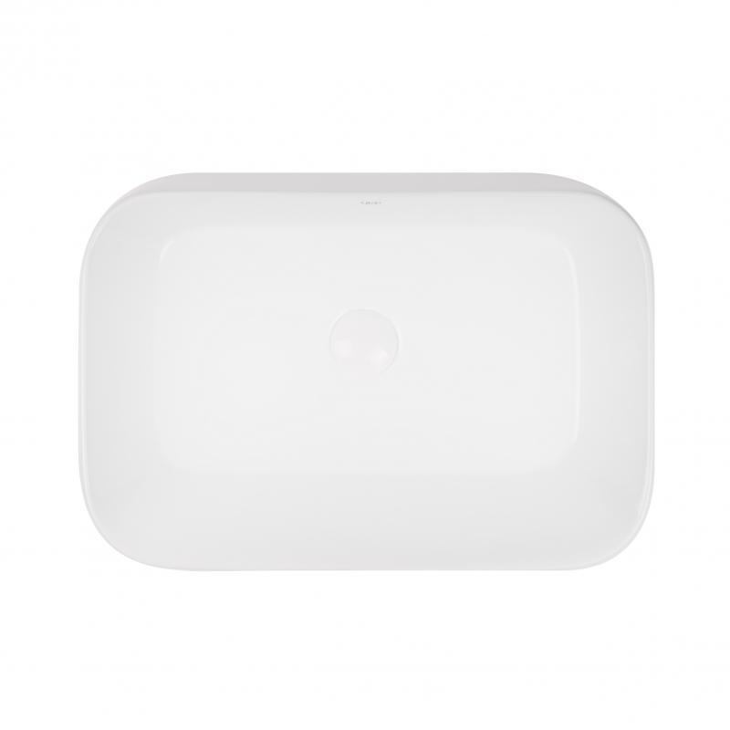 Раковина-чаша Qtap Scorpio 550х390х120 White з донним клапаном QT14112243W