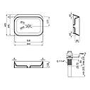 Раковина-чаша Qtap Scorpio 550х390х120 White з донним клапаном QT14112243W, фото 2