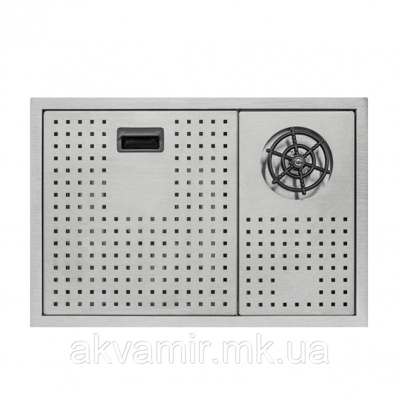 Кухонна мийка з кришкою і омивачем Qtap DC5638 3.0/1.2 мм Satin (QTDC56383012)
