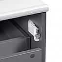 Комплект Qtap Scorpio 710х585х460 Graphite тумба підвісна + раковина врізна QT1472TPB7023070CG, фото 10