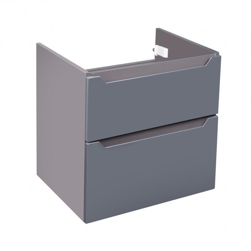 Тумба підвісна Qtap Scorpio 605х585х460 Graphite QT1474TPB602G