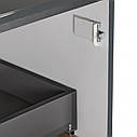 Тумба підвісна Qtap Robin 800х476х470 Graphite/Whitish oak зі стільницею QT1379TPН8002GWO, фото 8