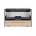 Тумба підвісна Qtap Robin 800х476х470 Graphite/Whitish oak зі стільницею QT1379TPН8002GWO, фото 9