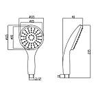 Лійка для ручного душу Lidz (CRM) 51 20 000 00, фото 2