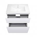 Комплект Qtap Albatross 710х825х460 White тумба підлогова + раковина урізна QT0171TN700D3070CW, фото 4
