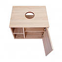 Тумба підвісна Qtap Pisces 600х480х470 Whitish oak зі стільницею QT2579TPL603WO, фото 6