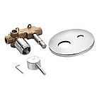 Змішувач для душу прихованого монтажу Qtap Spring CRM 010-2 на два споживача, фото 4