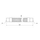 Шланг злив SD Plus для пральної машини 250 см SD096W250, фото 2