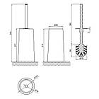 Йоршик для унітазу Lidz (WHI) 121.05.12, фото 2