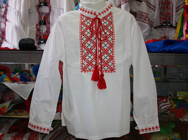 Вишиванка дитяча штапель/бавовна/поплін, фото 1