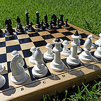 Шахматы с деревянной доской, комплект шахмат доской 36,5 см Шахматы с шахматной доской
