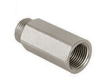 Подовжувач нікельований 1/2" 25 мм, фото 1