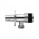 Кран приладовий Lidz (NKS) 01 01 001 12 1/2"х1/2" кутовий, фото 4
