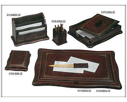 Настільний набір для керівника зі шкіри і дерева Луїс (01SE) 60*42,5