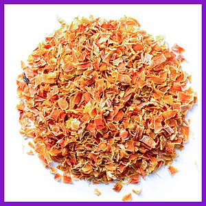 Морква сушена морква крупного помелу 3х3 мм різана морква подрібнена морква 5 кг PL