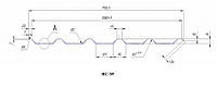 Профнастил кровельный НС-35 цинк