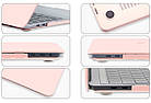 Чехол Macbook Pro 13" A1706 A1708 A1989 A2159 A2251 A2289 A2338 Bestjing Пудра, фото 3