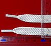 Шнурки плоскі 70 см білі 10 мм, фото 2