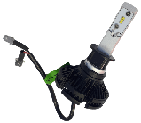 Світлодіодні лампи для автомобіля LED X3 HEADLIGHT Н1+світлодіодний кристал, фото 2